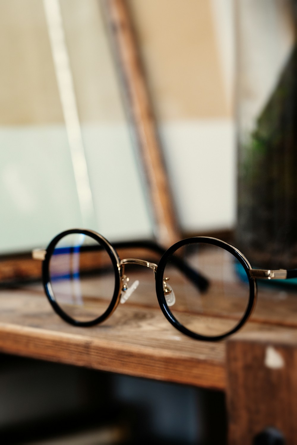 Classic round prescription frames — luxury eyewear at Visions Optique & Eyecare, North Scottsdale